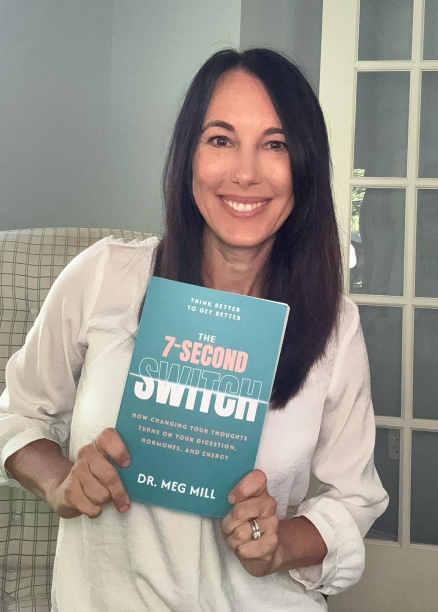 Dr. Meg Mill holding The 7-Second Switch